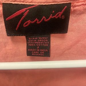 Vintage Torrid tie back top